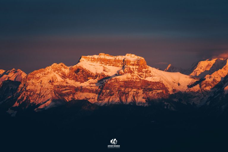 La Tournette depuis le Semnoz